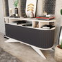 Hanah Home Aparador Moderno Blanco y Antracita